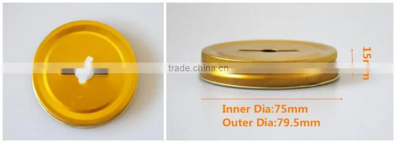 Screw metal cap twistoff metal lids for mason jar