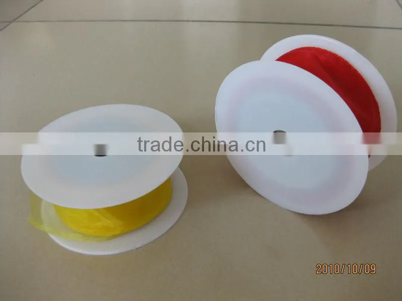 Organza Ribbons with metal wire 4cmx10y for decorations