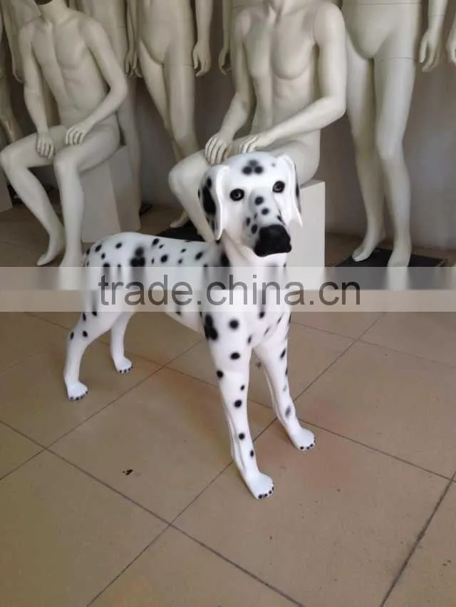 Fashion fiberglass display dog mannequin for sale