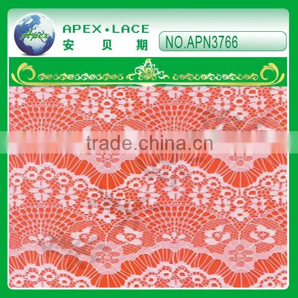 Latest Spandex Lace, scallop lace APN3766B