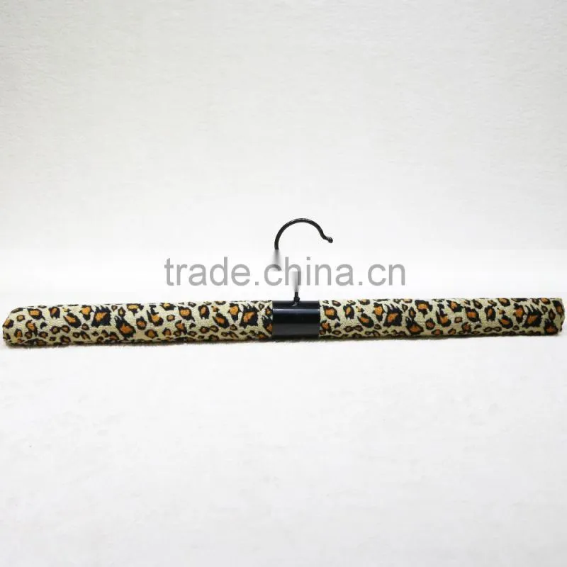 Fashionable fabric coverd sponge clothing hanger