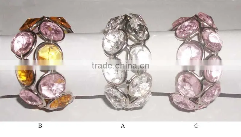 Cheap price bulk glass bead napkin ring manufacturer