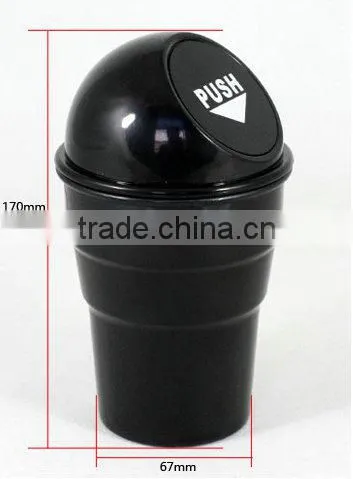 Plastic ABS Mini small colorful car trash bin wholesale hot sale