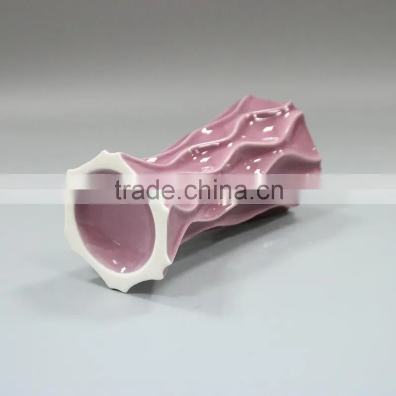 Wholesale types of pink flower vase
