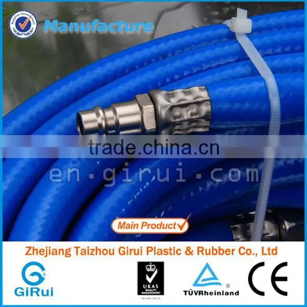 Pvc air hose with europe quick connector