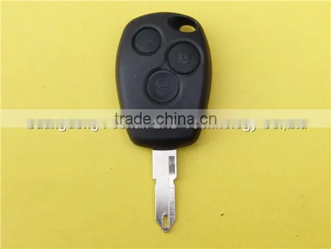 Renault smart remote key shell with 3 buttons
