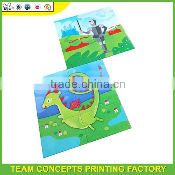 Interlocking jigsaw puzzles holder