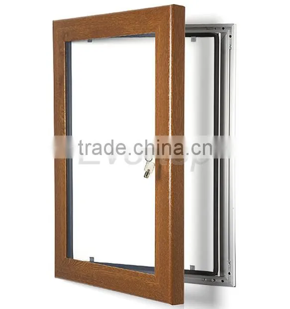 Waterproof aluminium poster Lockable sign frame