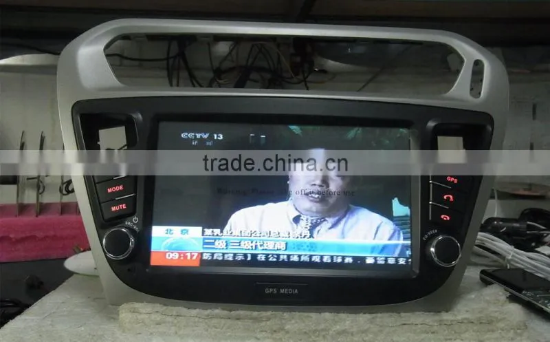 DH8017 Single Din Touch Screen Car Multimedia DVD for Peugeot 301 with Navigation