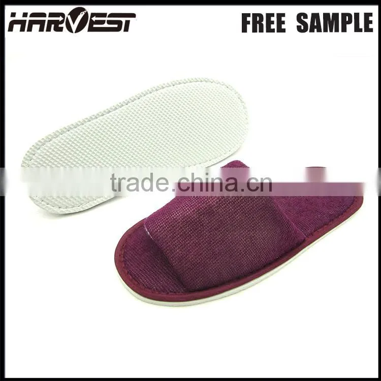 High quality cheap open toe indoor slippers for women , white open toe indoor hotel men slippers for men