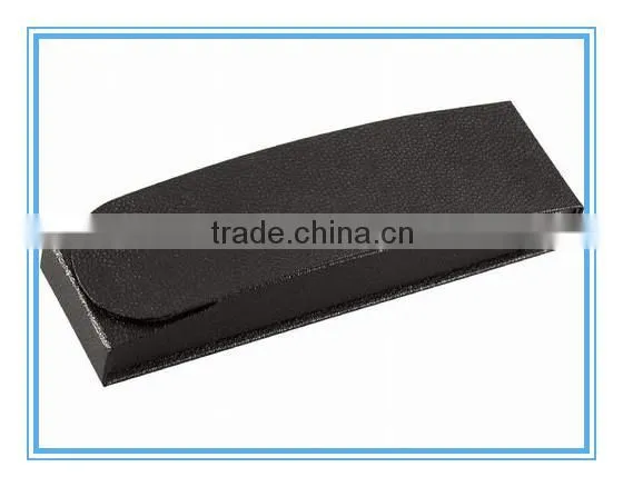 Black leatherette single pen boxes