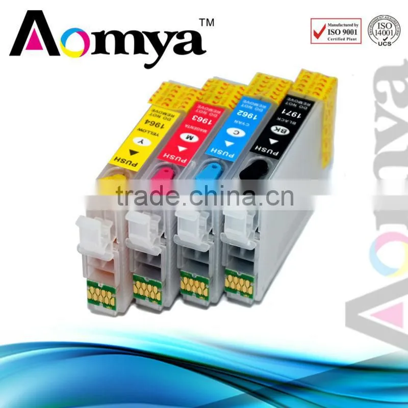 HOT!! ink cartridge T1971/1962/1963/1964 for Epson XP-101/201/204/401/211/214