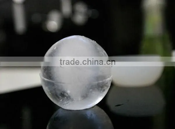 Hot sale 3D silicone ball shape ice cube tray