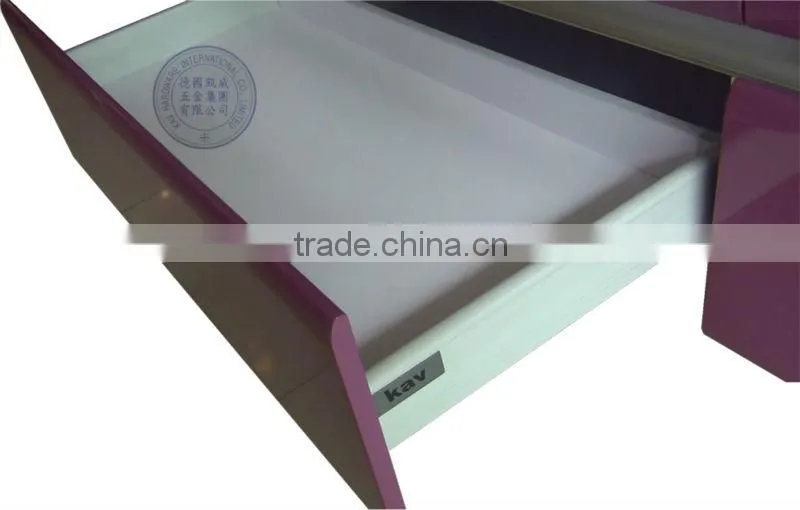 handle free touch open undermount tandem box drawer slide