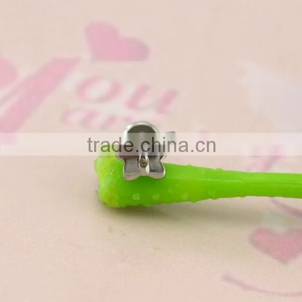 Custom Butterfly Shaped Lip Piecing Studs Fashion Body Piercing Jewelry Internally Thread Labrets Rings