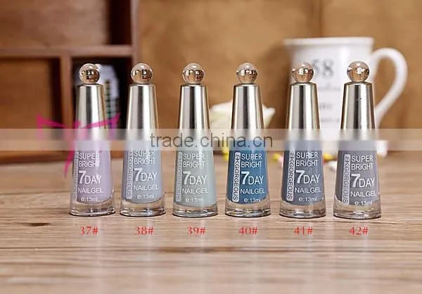 Easam hot sale BKGORGEOUS super bright 7days nail gel polish