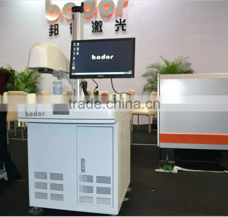 steel/ titanium/ copper/ coating materials desktop fiber laser marking machine