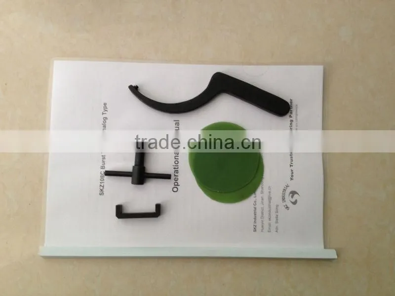 Cheap paper analog burst Mullen test machine