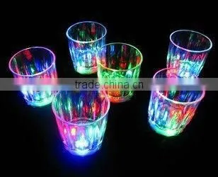 mini flasing LED cup LOGO printed plastic cup advertising LED cup