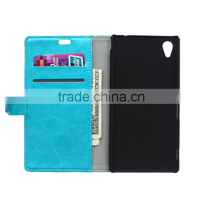 Wholesale Flip Cover Leather Case For Sony Xperia M4 Aqua,For Sony Xperia M4 Aqua Book Cover Stand Case