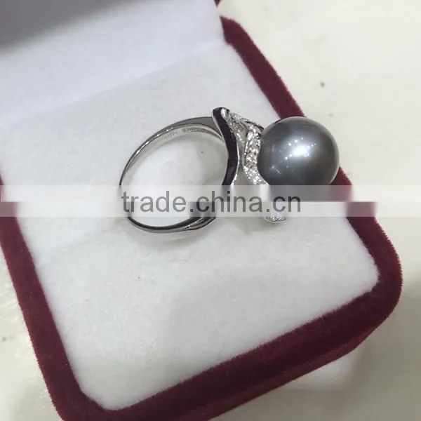 south sea pearl price round sea pearl price flower pearl ring real 925 silver ring