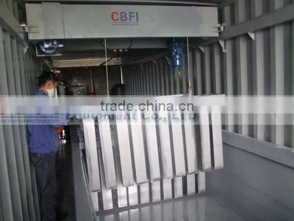 containerized small block ice machine with top quality