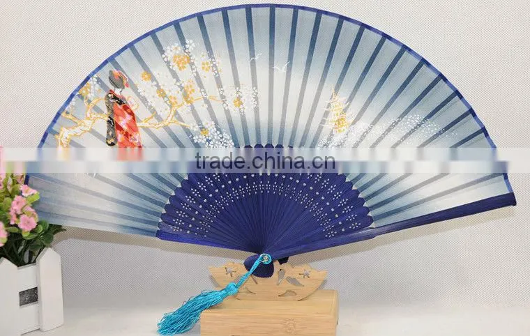 OEM personalized hot silk fan,gift item,ladies' fan