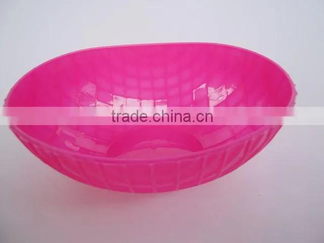 factory supplys multicolor Plastic salad bowl