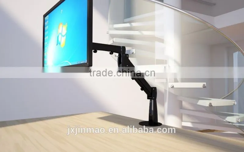 Flexible Desk Clamp Mount LCD Free Standing Office Stand Desk Clamp LCD Mount