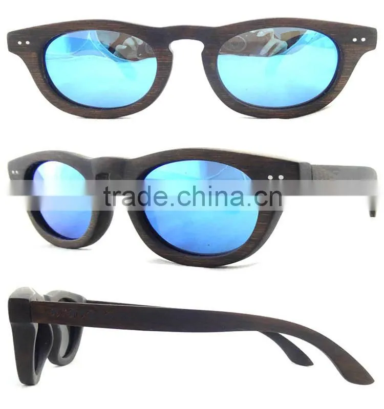 Eco-friendly Custom Popular Wooden Cat 3 UA400 sunglasses