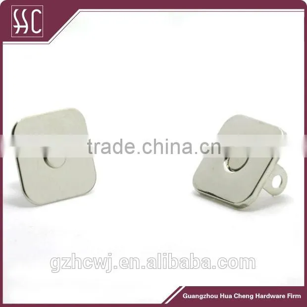square magnetic buttons,super thin magnetic buttons, Guangzhou metal magnetic buttons