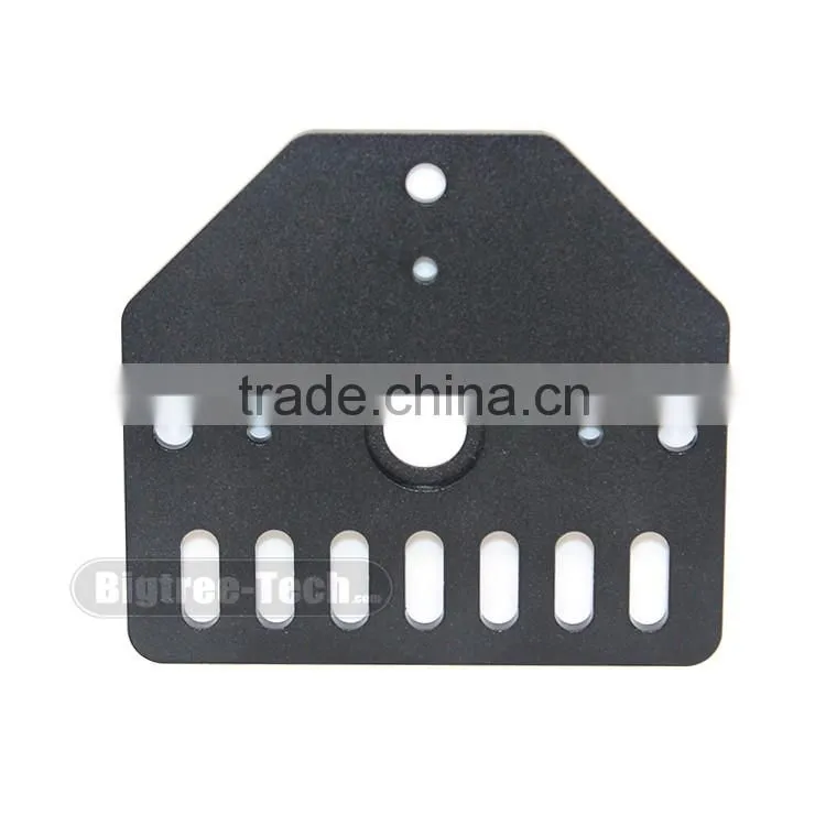 Black color CNC&Kossel Threaded Rod Plate - NEMA 23 Stepper Motor for Openbuilds for V-Slot with 80*72*3mm 3D0271