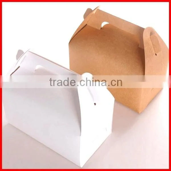 Handle Style Folding Kraft Paper Box Gift Packing Wholesale