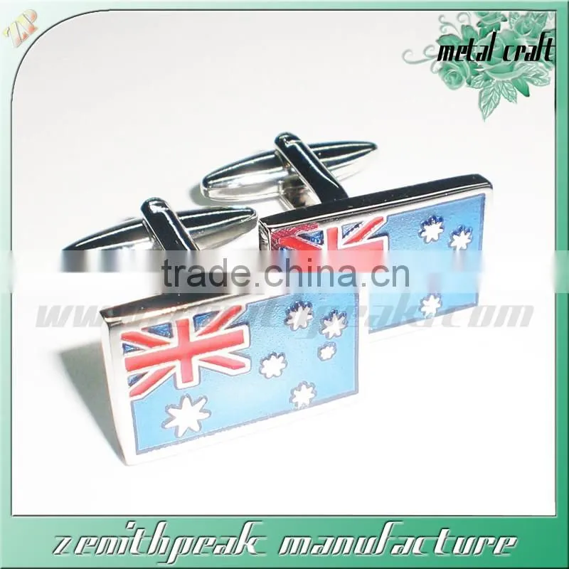 High quality cufflink factory metal animal head cufflink