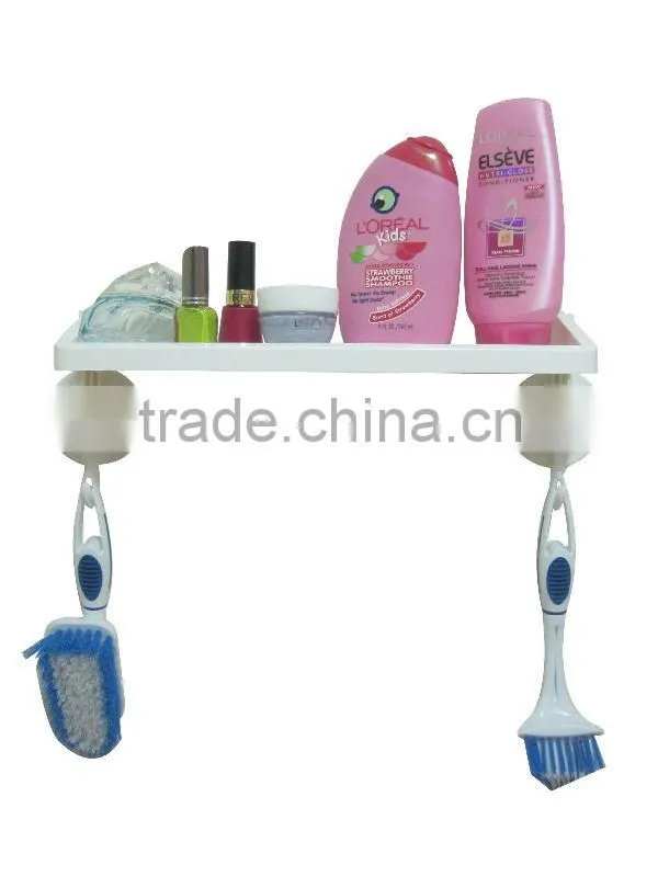 plastic bathroom shelf