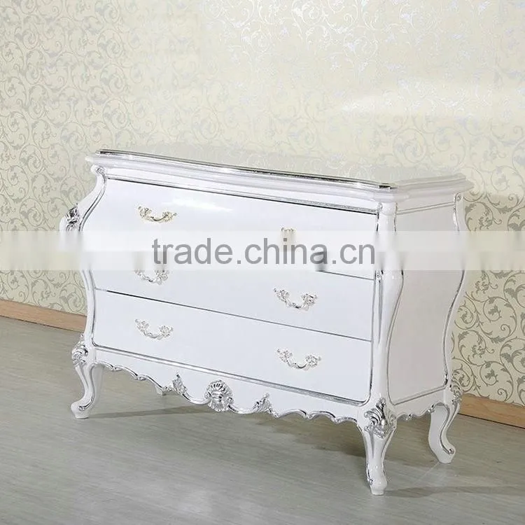 after neoclassical European style Antique bedroom furniture sets Bed Bedside table Wardrobe Dressing table Chair Commode