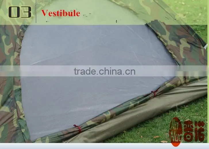 Single Layer Double Door Waterproof Camping Tent