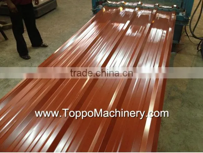 European Standard Color Steel Roofing Sheet Making Machine Made in China