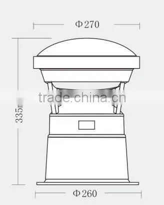 outdoor waterproof garden speaker/lawn loudspeaker