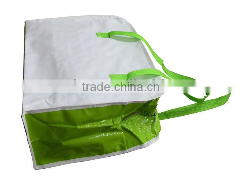 canvas pp woven shopping bags tape handle(2W-2065)