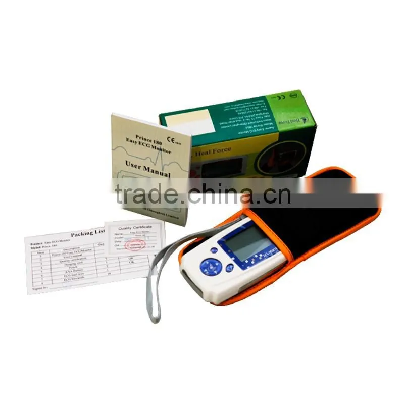 CE Handheld 1-channel Vet Electrocardiograph ECG/EKG monitor
