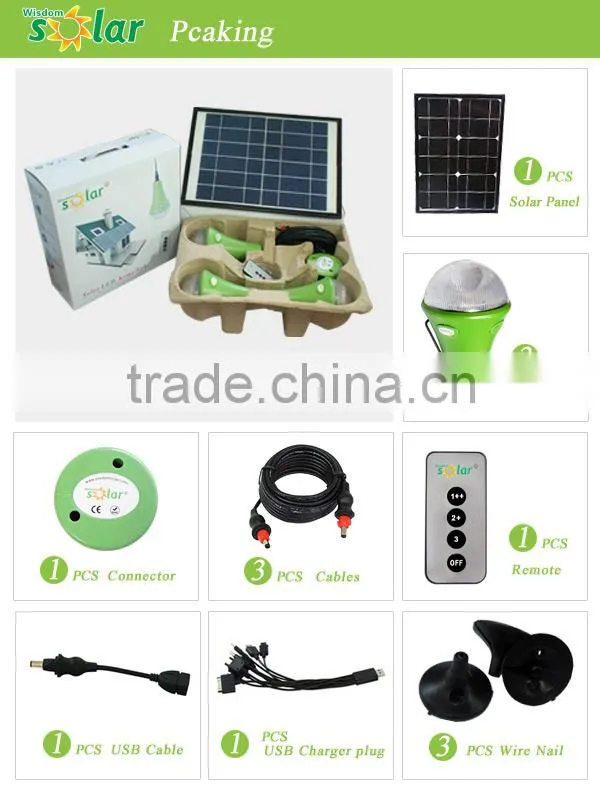 Solar LED home light camping light led emergency light