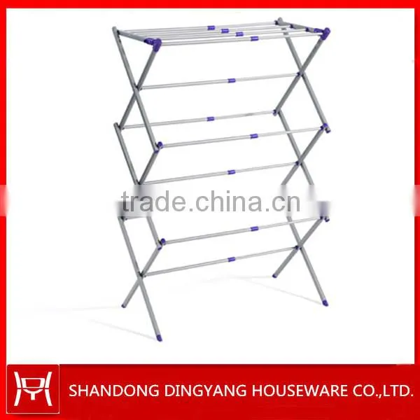 Extensible mini folding clothes rack