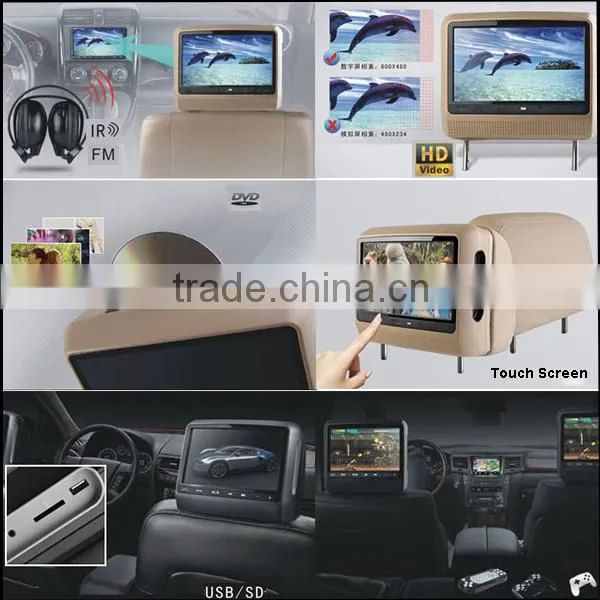 android car dvd player with USB SD slot and digital touch buttons,car dvd player
