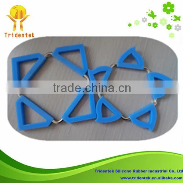 Hot New Products for 2014 Five Star Shape Placemat Silicon Mat