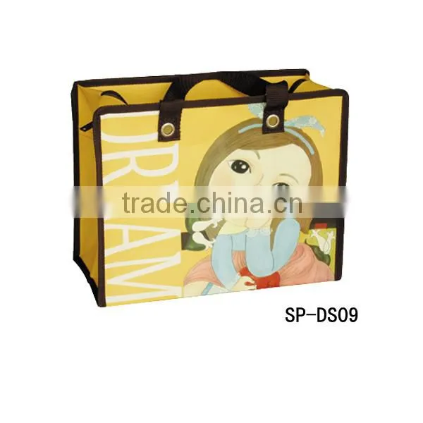 2016 New PP Non Woven Plastic Women Waterproof Shopping Bags Factory SP-DS