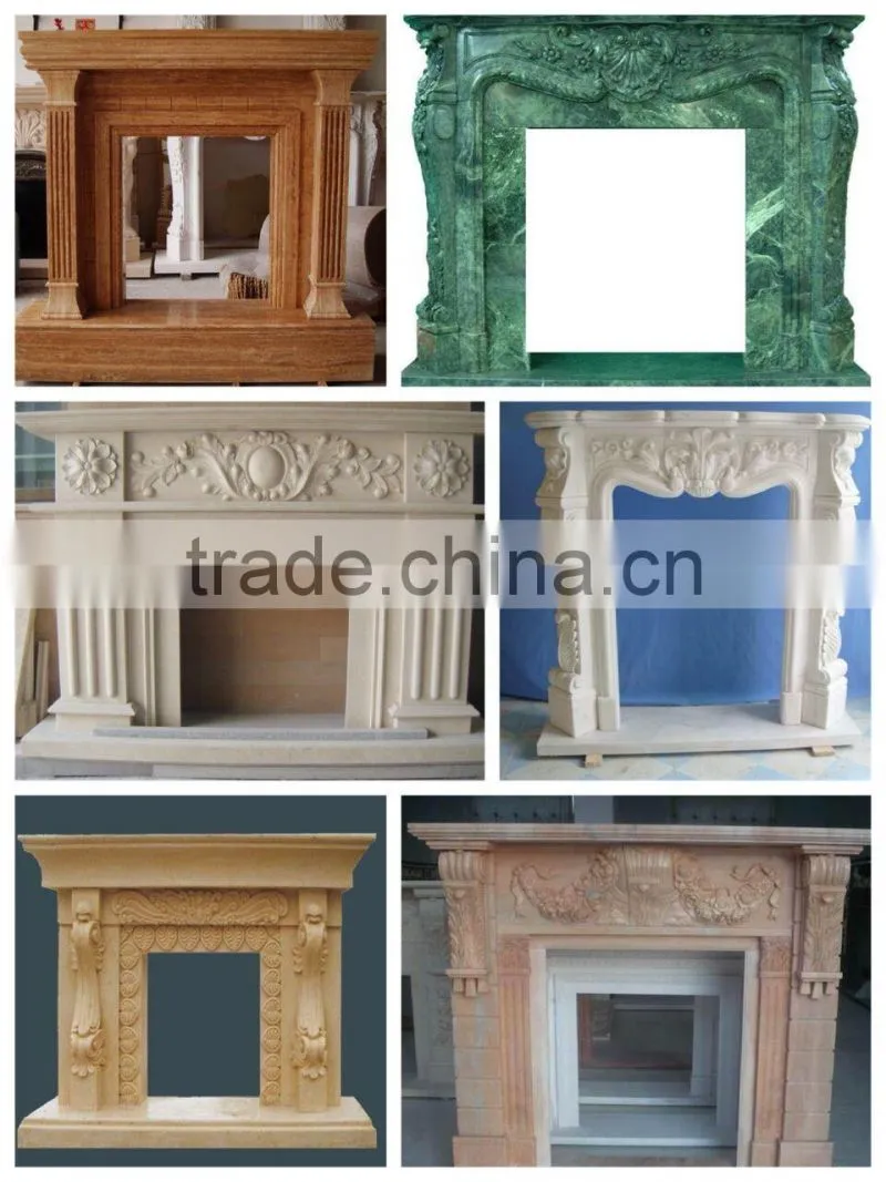 Artificial wall mounted fireplace