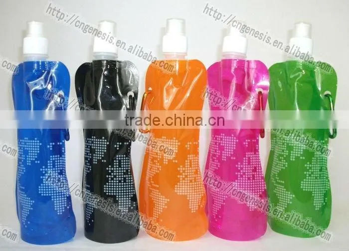 Eco-friendly folding water bottle