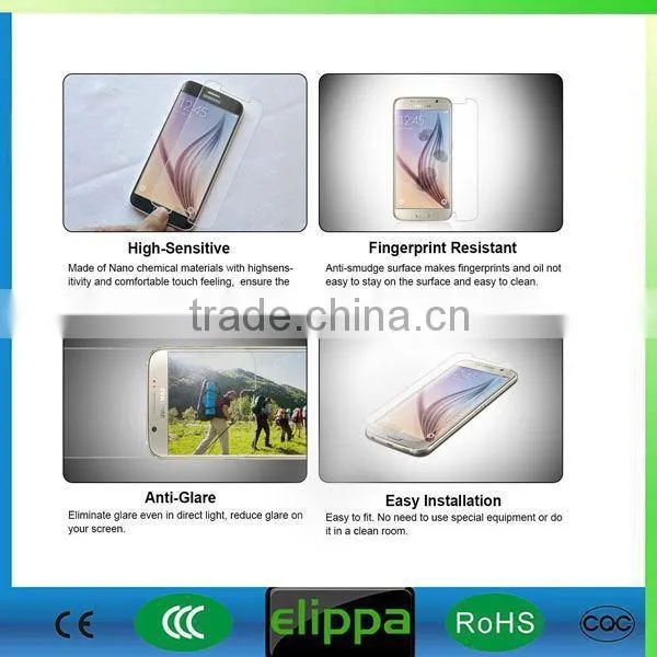 Hot new products for 2015 mobile phone accessories glass screen protector for Samsung x3