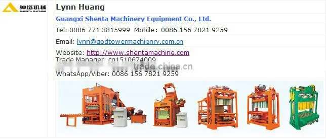 SHENTA QTY5-15 Fully Automatic Fly Ash Brick Making Machine in India price